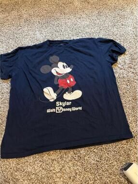 Disney Mens Large Walt Disney World Mickey Mouse T-Shirt
